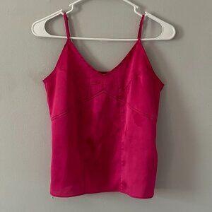 Hot Pink Silky Shirt
